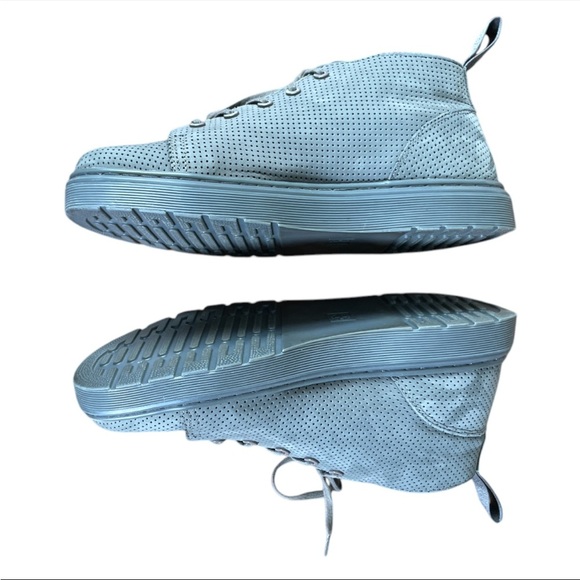 Dr Martens men’s Baynes Perforated lace up Chukka Sneakers gray size 10 main image 3